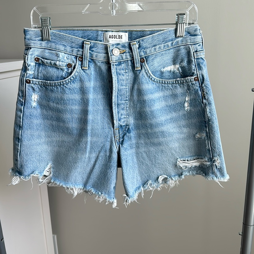 AGOLDE Parker 4”, size 27, excellent condition